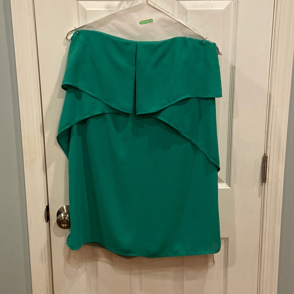 BCBG Max Azria Runway Strapless Dress with Pockets